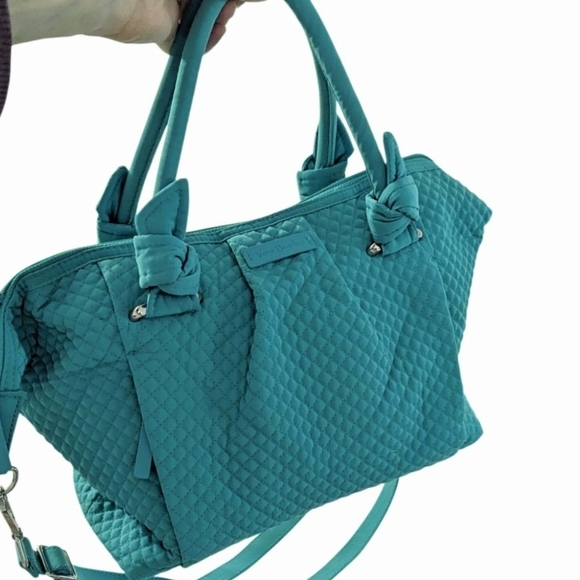 NEW VERA BRADLEY On the Go Microfiber Satchel Shoulder Bag - Picture 2 of 6